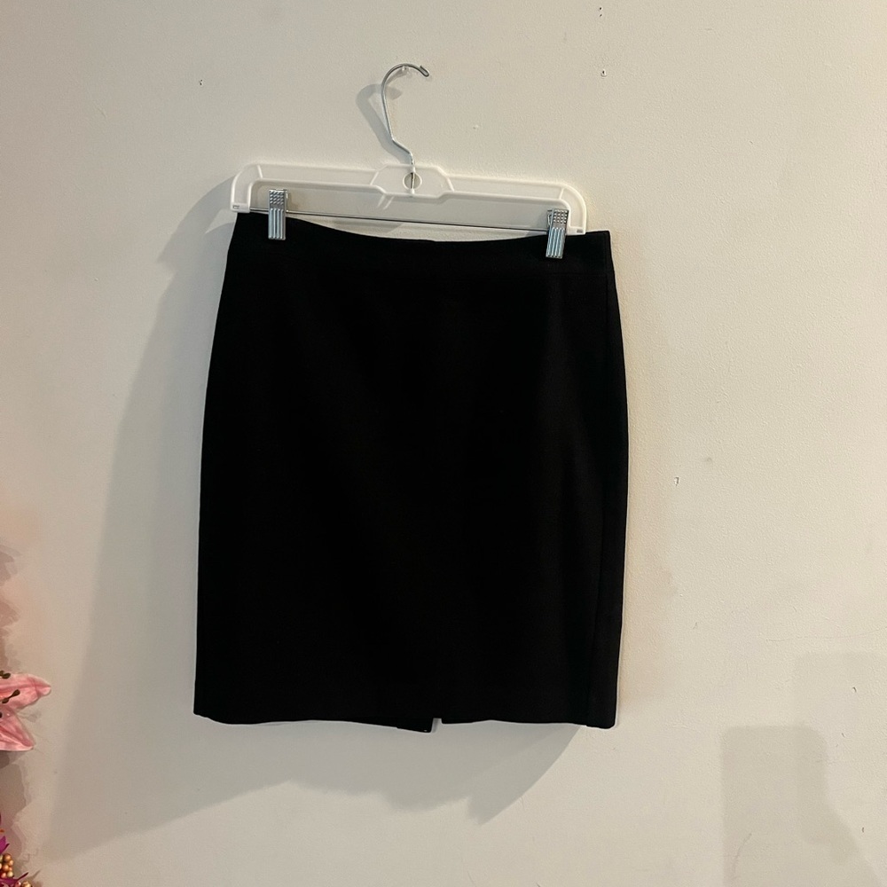 J CREW WOOL Black Skirt